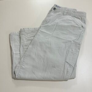 Columbia Womens Capri Pants Beige‎ Cargo Utility Size 16